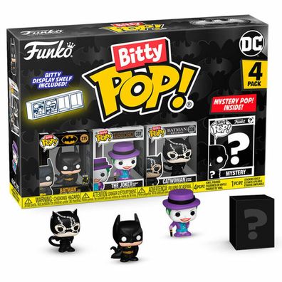 Blister 4 Figuren Bitty POP DC Comics Batman 85th Anniversary Batman