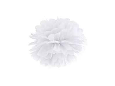 Pompom Ø 25 cm weiß