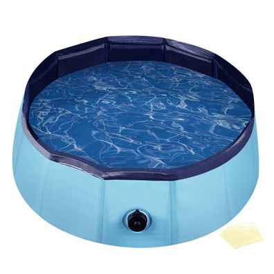 Fudajo Hundepool 80x30cm Hundeschwimmbad Hundeplanschbecken Hundebadewanne