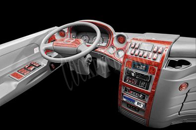 3D Cockpit Dekor für Isuzu Novo LUX ab Baujahr 2012 41 Teile