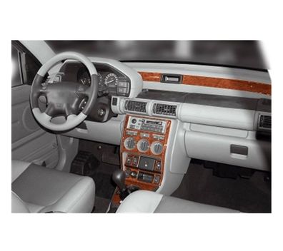 3D Cockpit Dekor für Rover Land Rover Freelander Baujahr 08/2000-12/2003 10 Teile