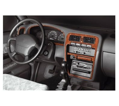 3D Cockpit Dekor für Nissan Pick-up Baujahr 04/1998-08/1999 7 Teile