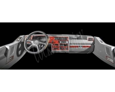 3D Cockpit Dekor für Volkswagen Transporter T4 Baujahr 09/1990-12/1995 27 Teile