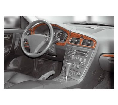 3D Cockpit Dekor für Volvo S 60 / V 70 Baujahr 05/2005-12/2009 8 Teile