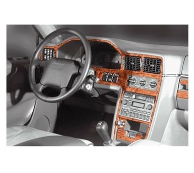 3D Cockpit Dekor für Volvo S 90 / V 90 Baujahr 12/1996-03/1998 17 Teile