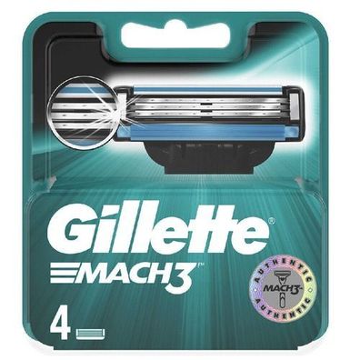 Gillette Mach3 Ersatzklingen 4 Stk. - Herrenrasur