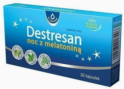 Destresan Nacht mit Melatonin, 30 Kapseln