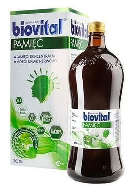 Biovital Gedächtnis Nahrungsergänzung fruchtig 1000ml