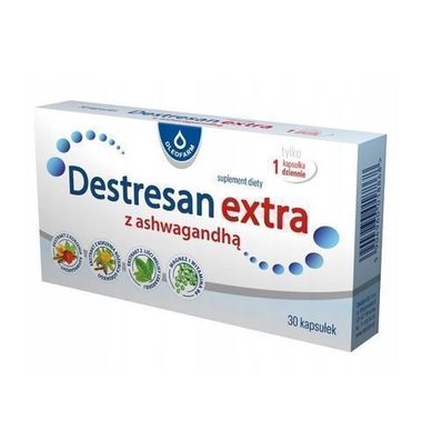 Oleofarm Destresan Extra mit Ashwagandha, 30 Veggie-Kapseln fér Stressmanagement