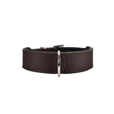 Hunter Halsband Basic 65 nickel, Hals 51-58,5 cm braun