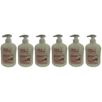 Cera Di Cupra Idratante feuchtigkeitsspendende Flüssigseife 6x200 ml