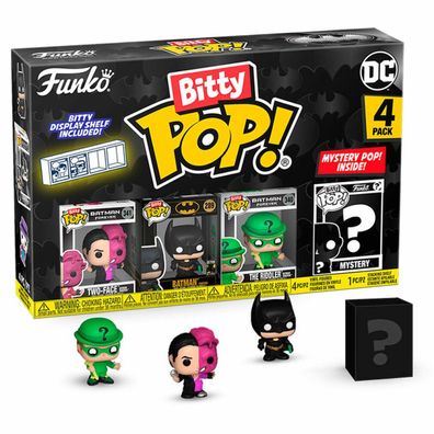 Blister 4 Figuren Bitty POP DC Comics Batman 85th Anniversary Two-Face