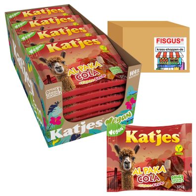 Katjes Alpaka Cola - Fruchtgummi - Vegan - Vorratspack 22 x 175g - NEUE SORTE !!