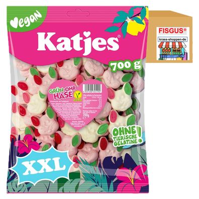 Katjes Grün-Ohr-Hase Großpackung 700g - NEUE GRÖSSE