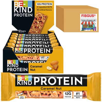 Be-Kind Protein Caramel Nut 12 Riegel je 50g