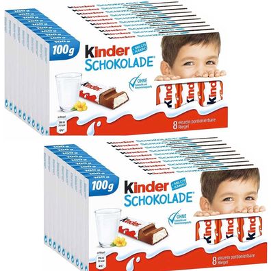 20 x 100g Ferrero Kinder Schokolade, Preis je Tafel 1,49 €uro