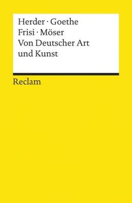 Von Deutscher Art und Kunst, Johann Gottfried Herder