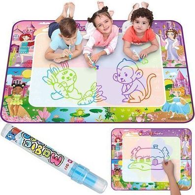 Water Doodle Mat XL 100x80cm mit 2 Stifte Magic Wasser Drawing Painting Retoo