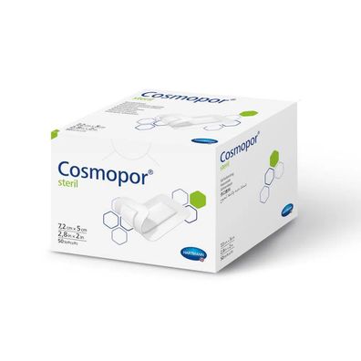 27x Hartmann Cosmopor® Sterile Wundauflage - 25 Stück - 10 x 6 cm | Packung (25 Stück