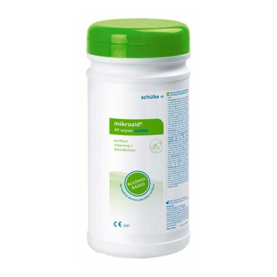 10x Schülke mikrozid® AF wipes Desinfektionstücher Dose - 150 Tücher - Dose | Dose (1