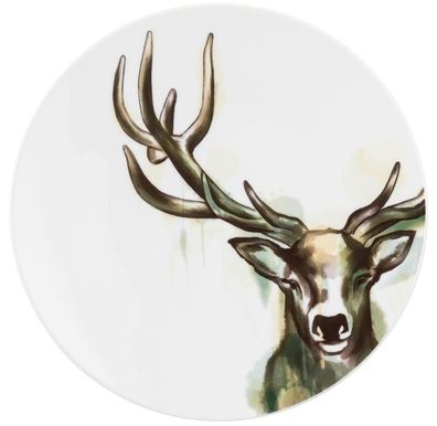 Seltmann Weiden Speiseteller rund 28 cm Life Nature Hirsch 001.772825