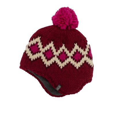 Jack Wolfskin Diamond Knit Cap Kinder Mütze Bommelmütze 1905431-2501