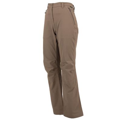 Jack Wolfskin Essentials Feelgood Softshell Pant Hose Damen braun 5008201-5116