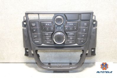 Opel Astra J Radiobedienteil Bedienteil Radio Bordcomputer CD 300 13346049 QPQYN