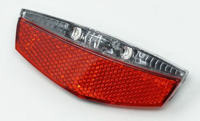 LED Rücklicht Dynamobetrieb mit Standlicht für Gepäckträger mit 50 / 80 mm Schraub