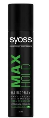 Syoss Max Hold Haarspray 5, 75ml Starker Halt