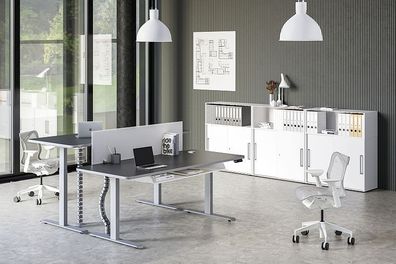 Kerkmann Schreibtisch Sitz-Stehtisch Move 3 Premium 160x80x72-121cm elektr. höhenv