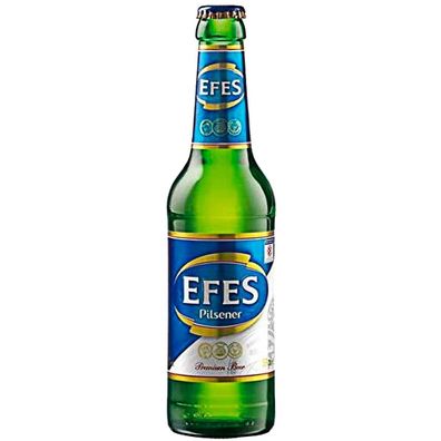 Efes Pilsener 6 x 0,33l - Typisch türkisches Pils mit 4,9% Vol