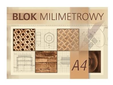 A4 Millimeterblock, 20 Blatt