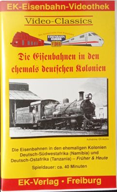 VHS Video Die Eisenbahnen in den ehemals Deutschen Kolonien