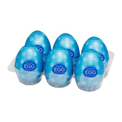 Tenga Egg Snow Crystal 6er