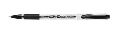 BIC Gelstift Schwarz, 12er Pack, Schnell trocknend