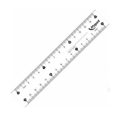 Maped Classic Lineal Kunststoff 15cm, 1 Stück