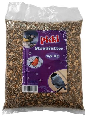 Picki Winterstreufutter Ergänzungsfutter für freilebende Vögel 2500g