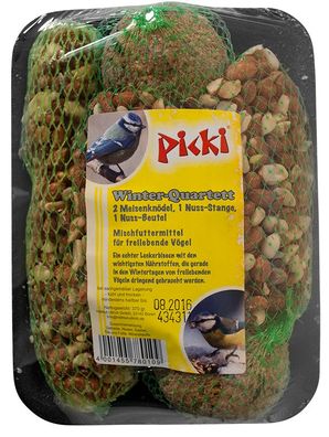 Picki Winter-Quartett Vogelfutter