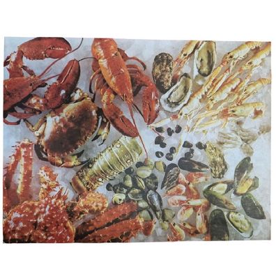 250x DUNI Tischsets & Platzteller 30 x 40 cm Zelltuch Dunicel " Seafood " 250er Pk