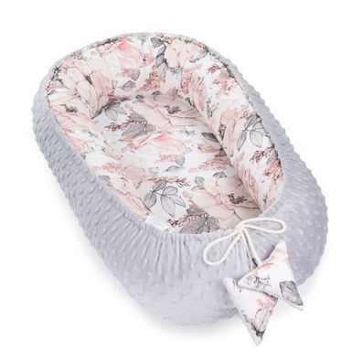 Warmes Nestchen Baby 90x50 cm - Kuschelnest Neugeborene Nestchen Winter / Herbst Koko