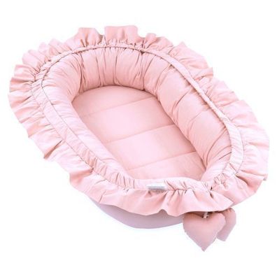 Babynestchen Baumwolle Kuschelnest für Neugeborene 90x50 cm - Baby Nestchen Bett Koko