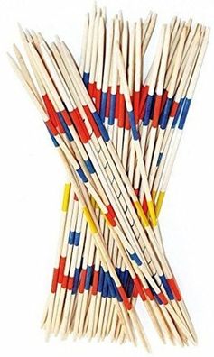 Mikado 50 cm Kinder Geschicklichkeitsspiel XXL Holzspielzeug Riesen Gartenspiel