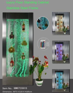 Led Wasser Wand Bar Regal Säule Wassersäulen Theke Regale Designer Trennwand Neu