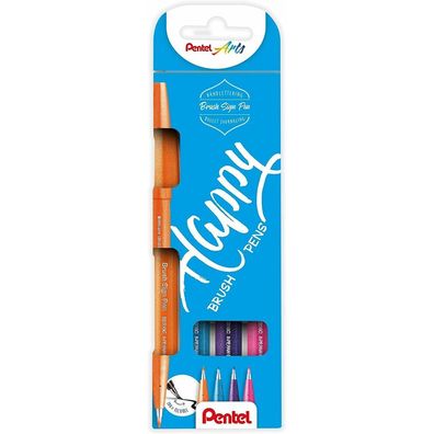 Fasermaler-Pinselmaler Sign Pen Brush 4er-Set