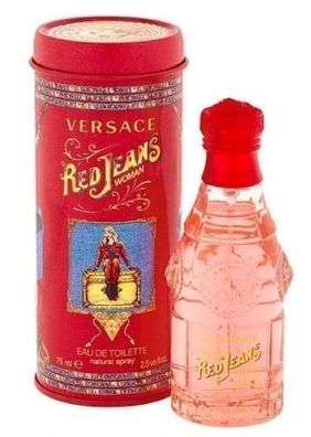 Versace Rote Jeans Frau Eau de Toilette, 75ml