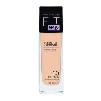 Maybelline Fit Me Luminous Foundation 130 Buff Beige, 30ml