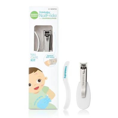 Frida Baby Nagelpflege-Set - Ergonomischer 2-in-1 Nagelknipser & Feile für Kinder