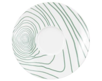 Seltmann Weiden Kombi-Untertasse 16,5 cm Life Nature Jahresringe grün 001.772828