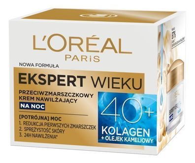 L'Oreal Paris Anti-Aging Nachtcreme 40 + , 50ml